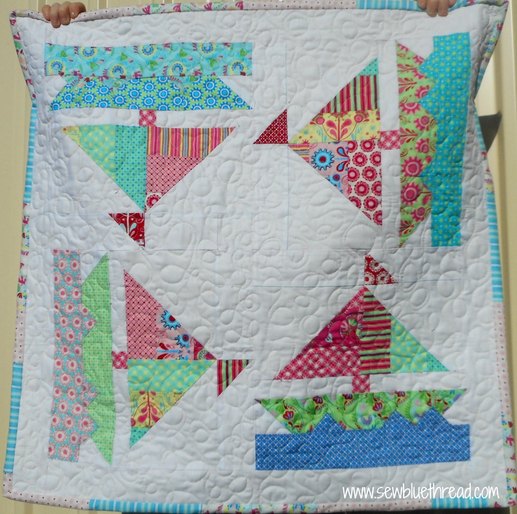 Ahoy the Sails Quilt pattern - Sew Blue Thread