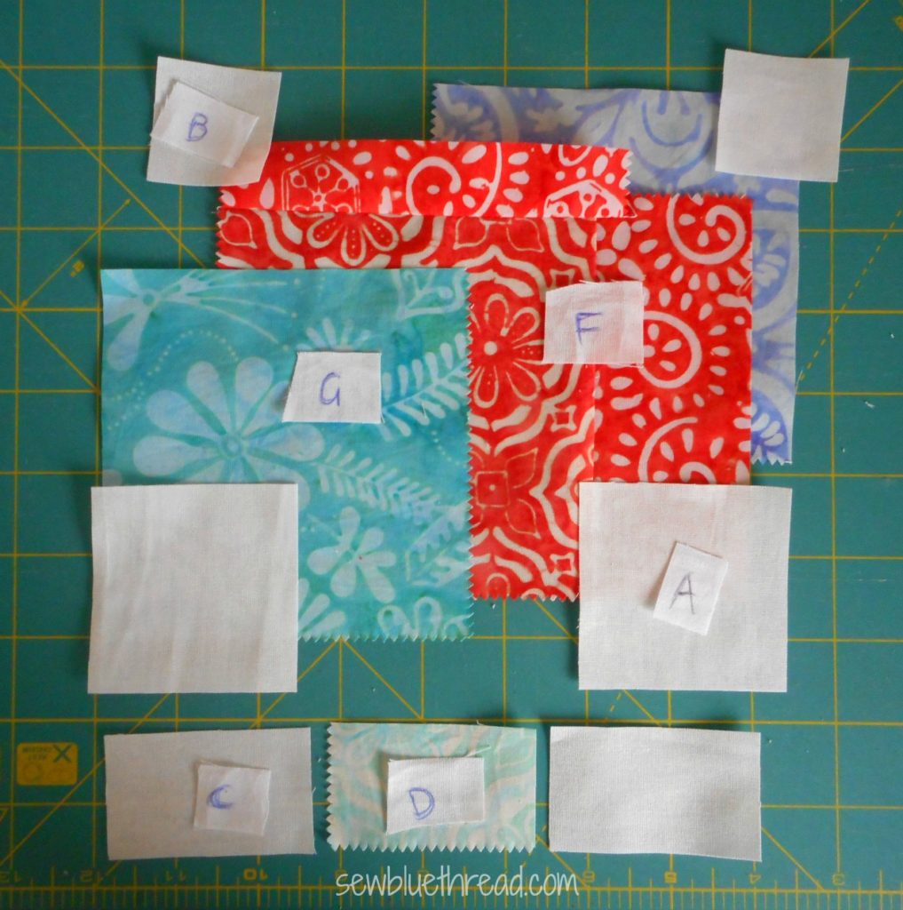 Sky Float quilt block - Sky Series Quilt Along - Sew Blue Thread